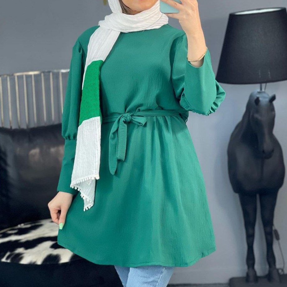 مانتو عروسکی الینا سبز روشن