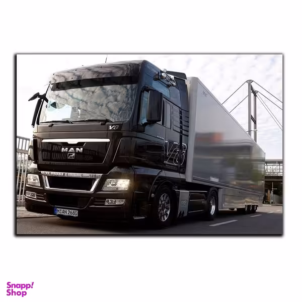 تابلو شاسی بکلیت طرح ماشین سنگین تریلی مدل SH-4840