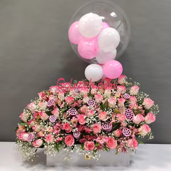 گل نوزادی دختر بزرگ