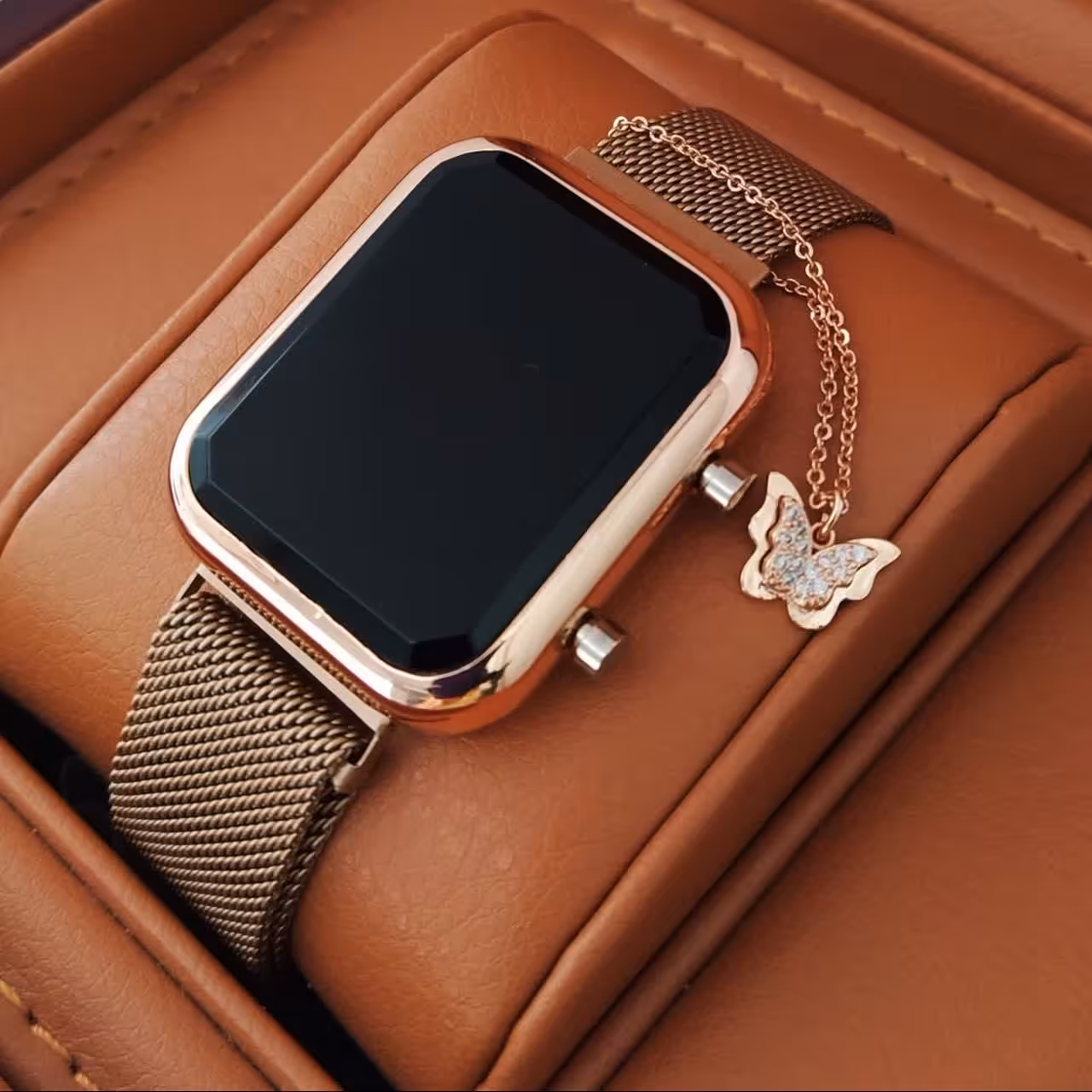 ساعت ال ای دی دکمه ای کد 7