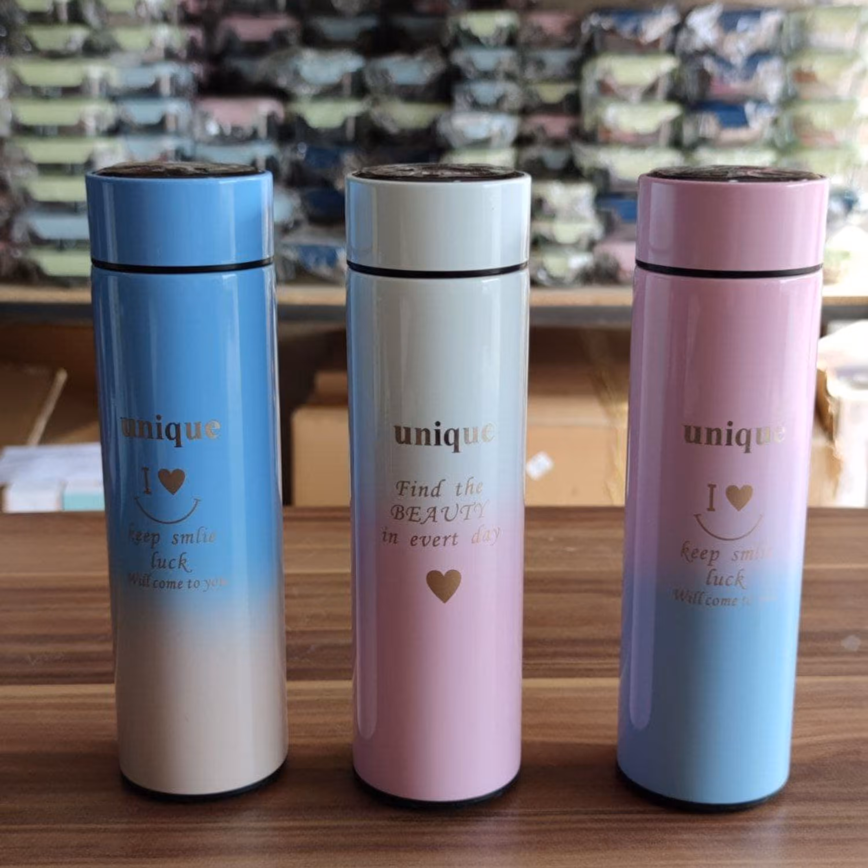 فلاسک استیل یونیک درجه دار خارجی 500 میل دو رنگ ارسال رایگان