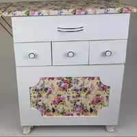 میز چرخ خیاطی واتو ساده ارسال توسط باربری انجام می شود و هزینه ارسال با خریدار می باشد 