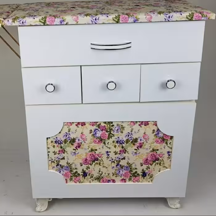 میز چرخ خیاطی واتو ساده ارسال توسط باربری انجام می شود و هزینه ارسال با خریدار می باشد 