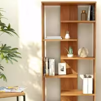 کتابخانه 6طبقه چوبی