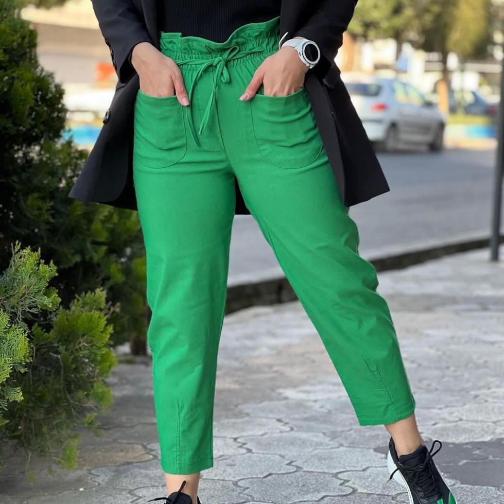 شلوار مام جیب بالونی