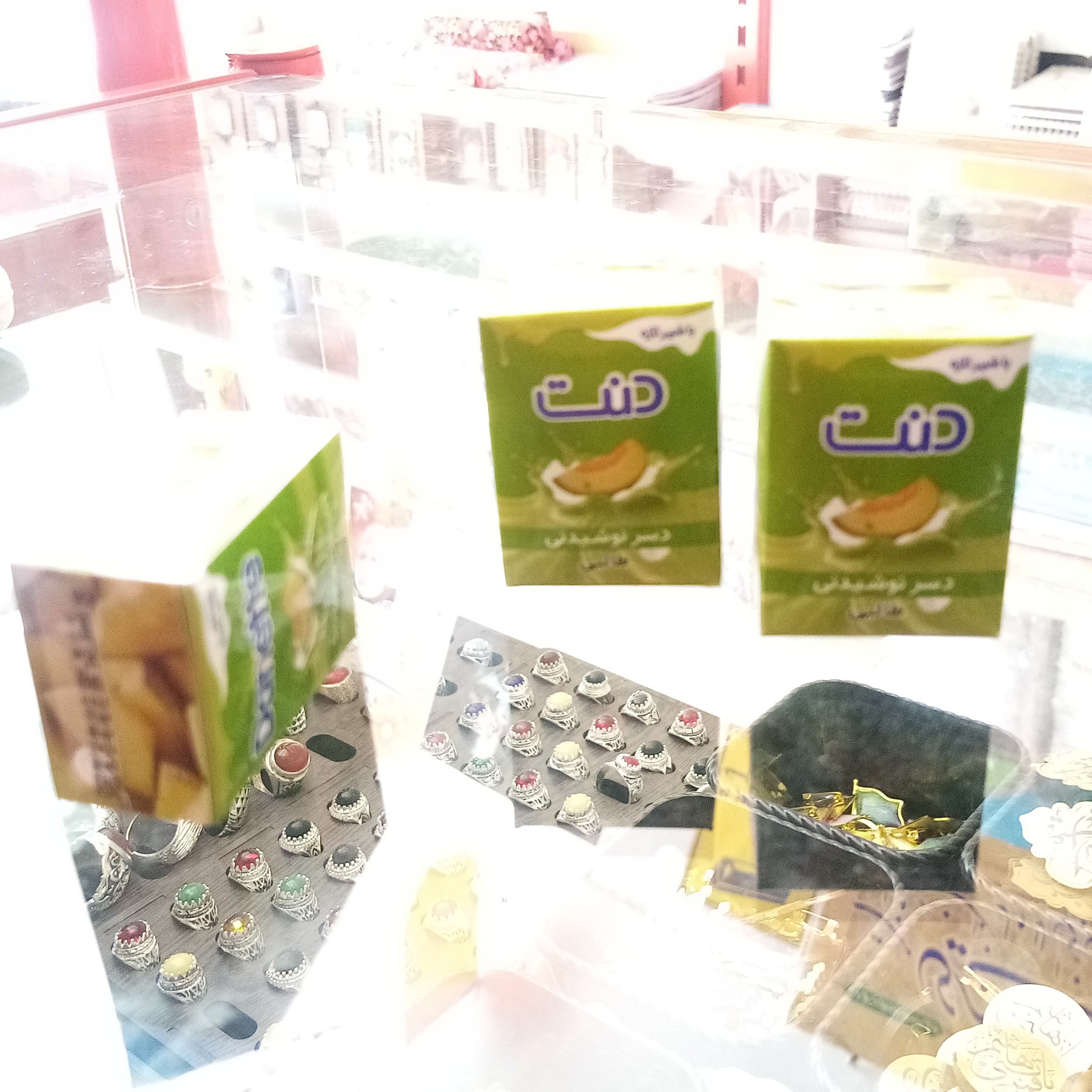 مگنت یخچال طرح دسر نوشیدنی