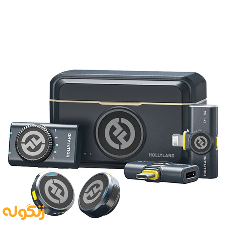 ست میکروفن بی سیم هالی لند مدل Lark M2 - زنگوله