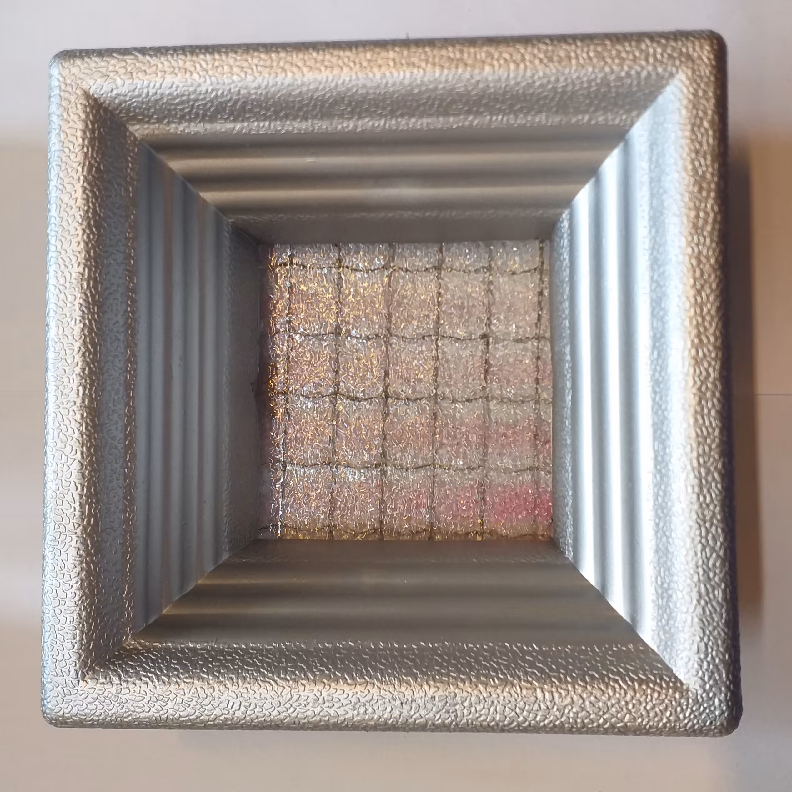 قاب پلاستیکی مربع سایز 8در8 سانت  بسته شش عددی 