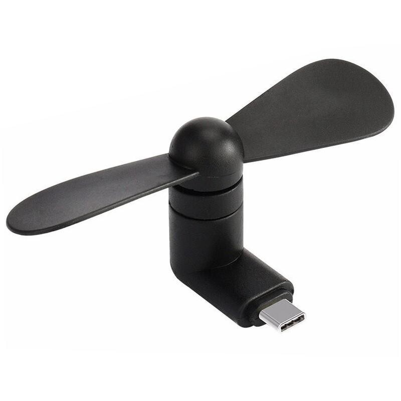 پنکه همراه مدل USB-Type C صورتی