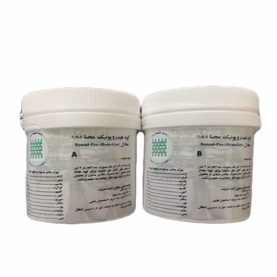 کود هیدروپونیک جامد مخصوص گیاهان آپارتمانی و بونسای کد BO1000