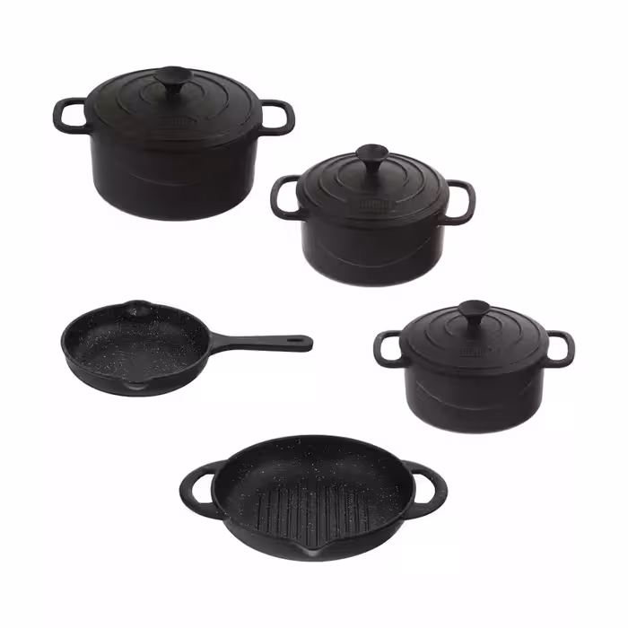 سرویس قابلمه چدن نالینو مدل فیکو Fico (8 پارچه)