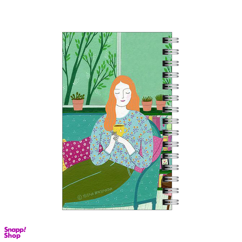 دفترچه یادداشت 60 برگ مدل To Do List طرح دختر در خانه کد 8010608