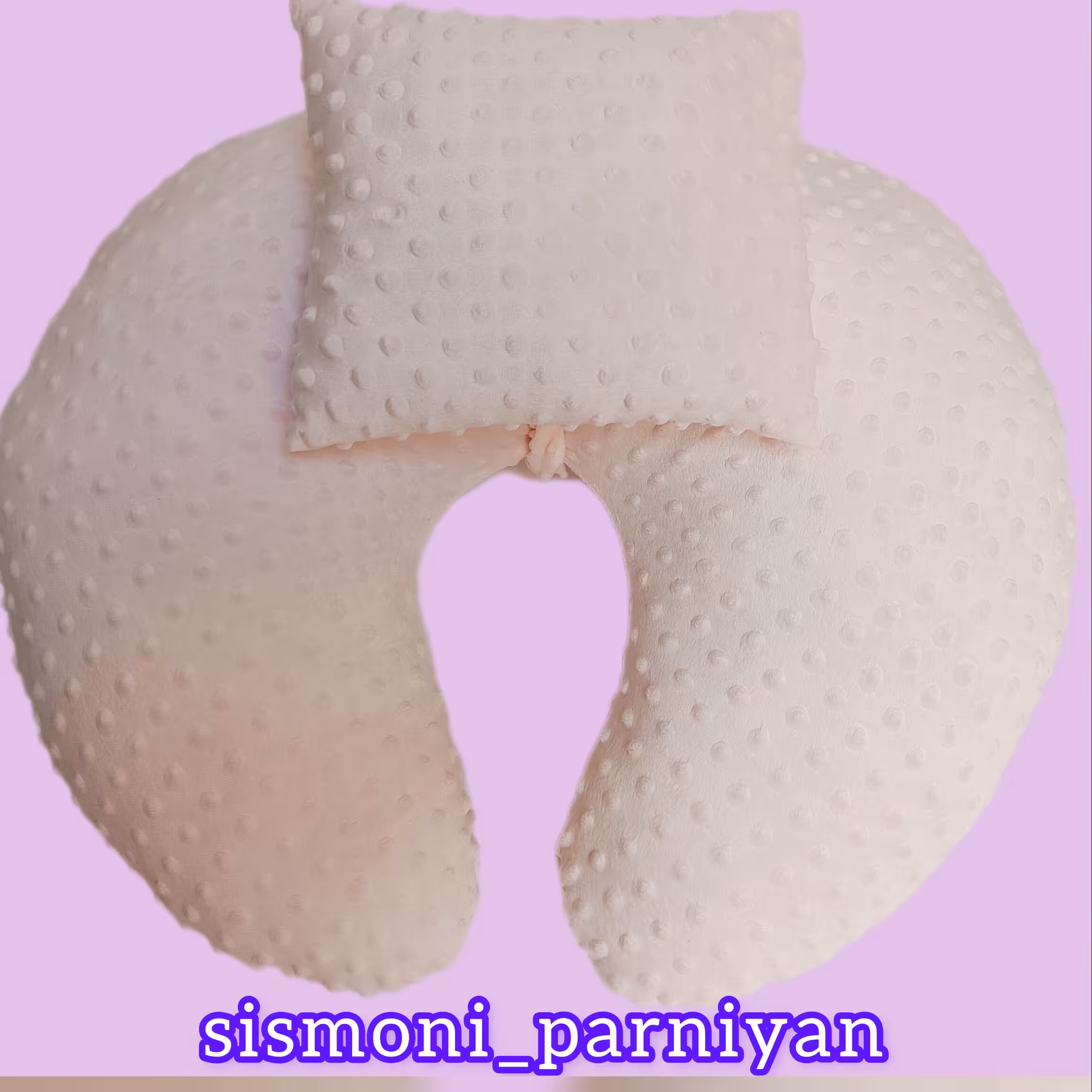 بالش شیر دهی نوزاد دو منظوره ( هم شیردهی و هم نشیمن ) رنگ صورتی