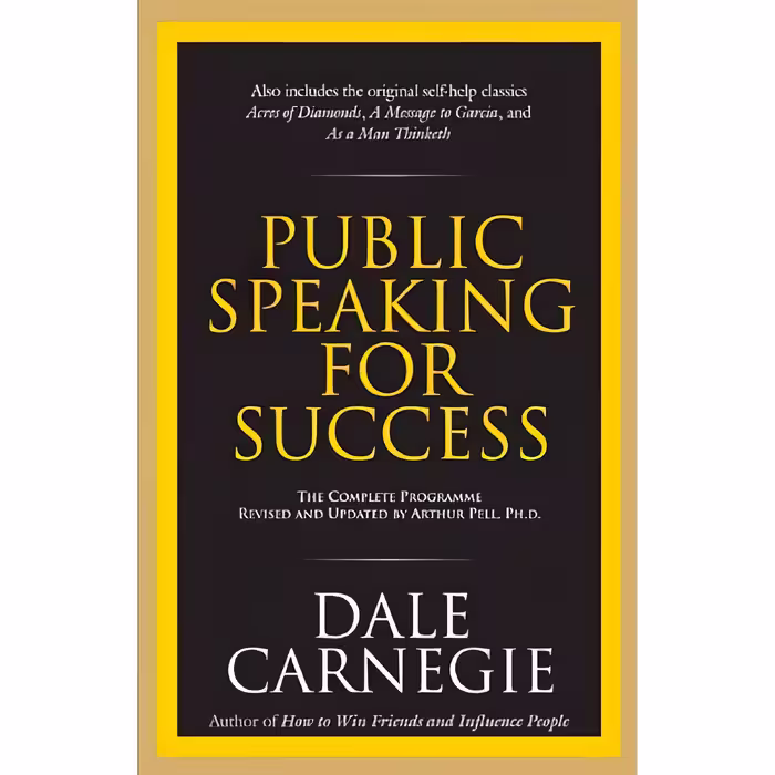 کتاب زبان اصلی Public Speaking for Success اثر Dale Carnegie
