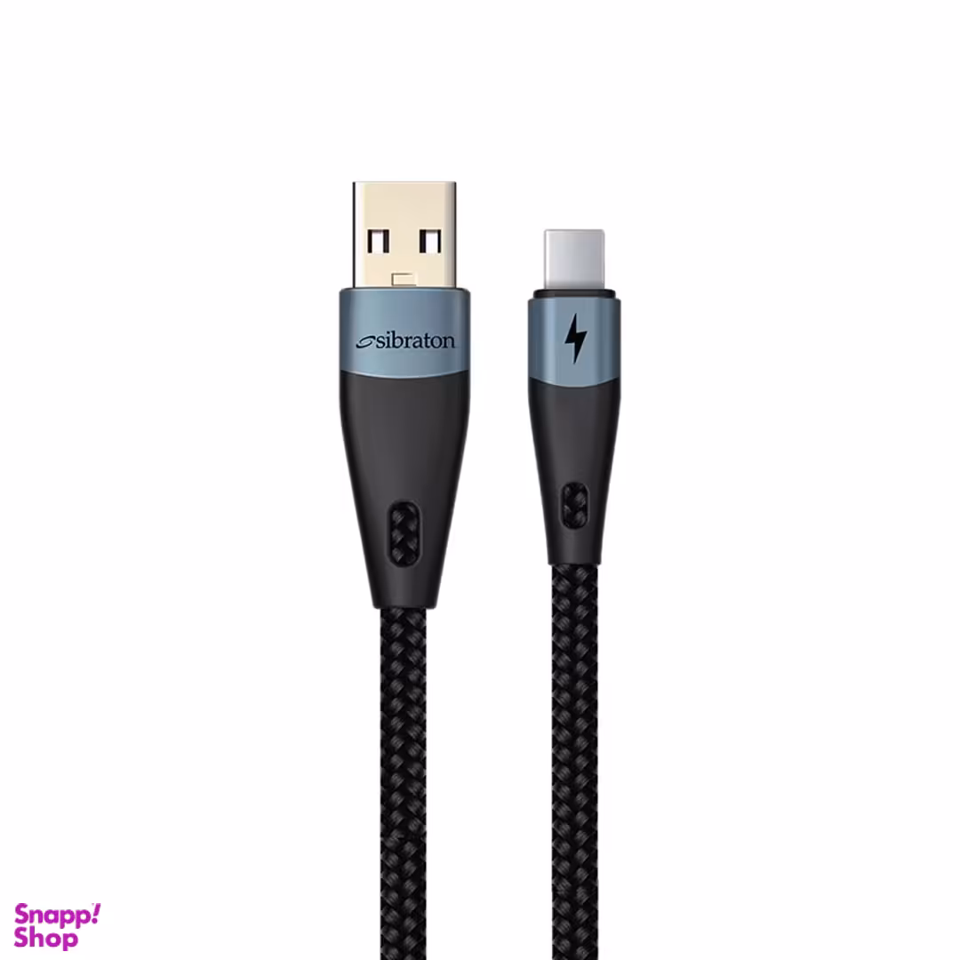 کابل تبدیل USB به USB-C سیبراتون مدل S665C طول 1 متر