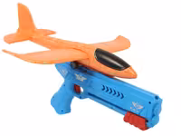تفنگ اسباب بازی هواپیما پرتاب کن با هواپیمای فومی 4 کاره