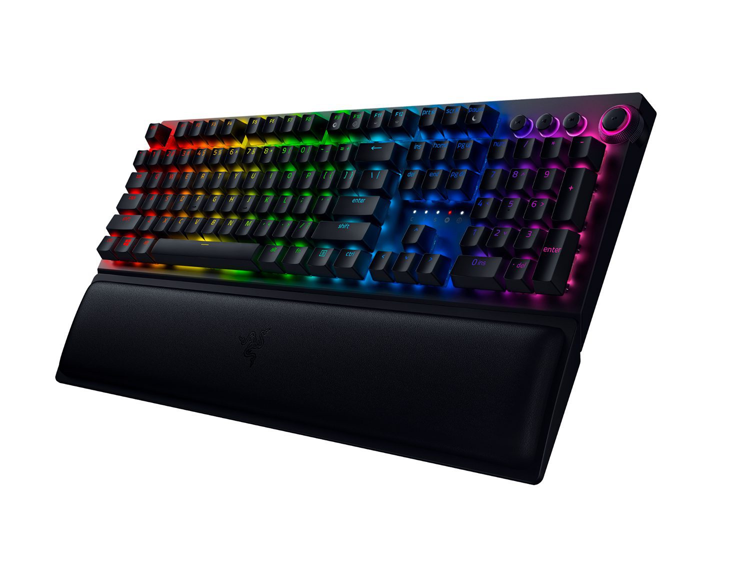 کیبورد گیمینگ ریزر مدل Blackwidow V3 Pro Green Switch