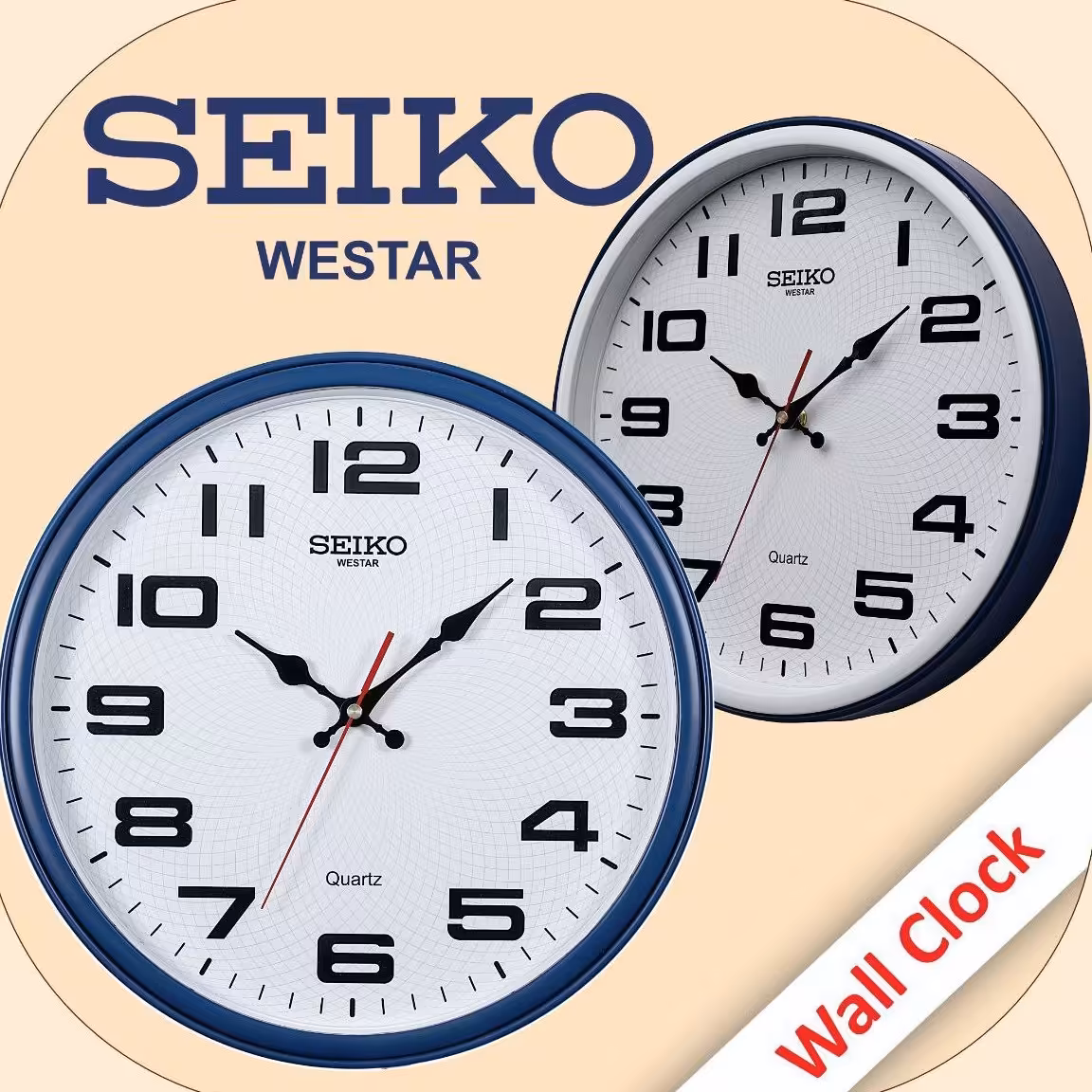  ساعت دیوار   آرام گرد  موتور اصلی داری یک سال گارانتی دورقاب عالی رنگ درج یک صفحه نقش نگار ریز دوقاب دوره شماره عالی