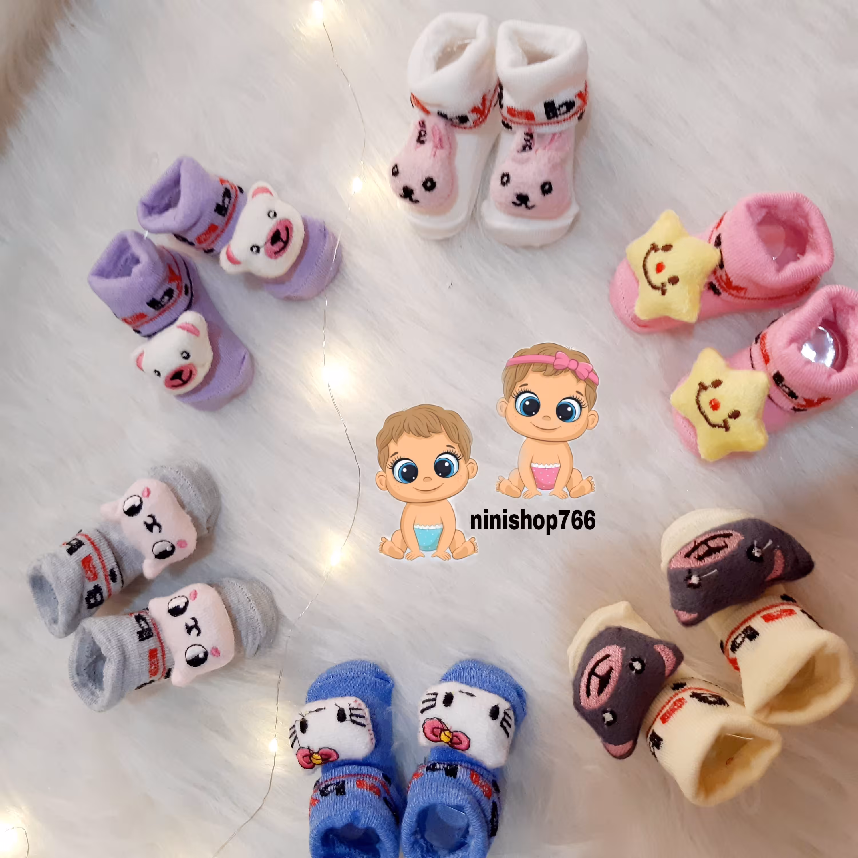 جوراب عروسکی نوزادی