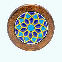زیر لیوانی چوبی هوریکس