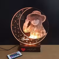 آباژور چهره بالبینگ (F50) 20سانت تک نور پایه ساده