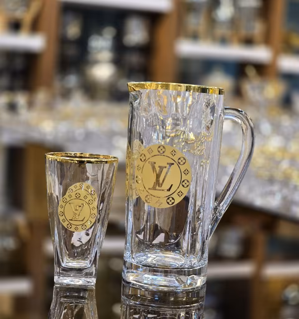 پارچ و لیوان فیوژن طرح لویی ویتون