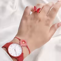 ست ساعت و دستبند و انگشتر