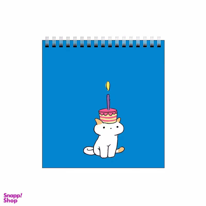 دفتر طراحی بامبیلیپ طرح گربه تولدت مبارک کد 0598824