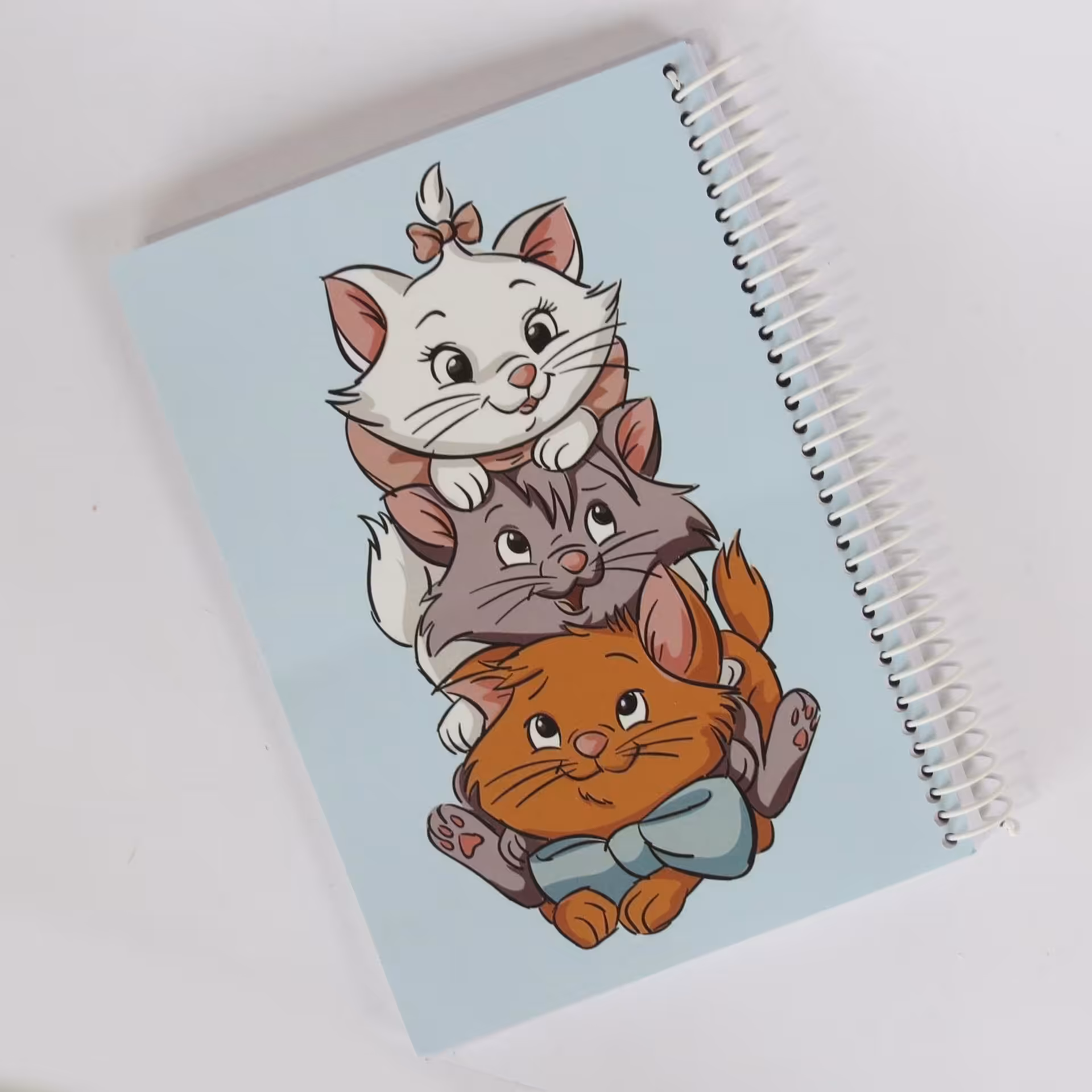 دفتر مشق سیمی 80 برگ  طرح سه گربه