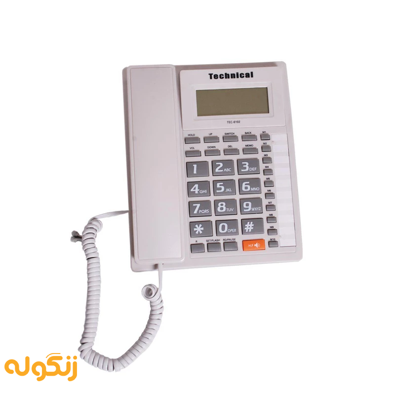 تلفن تکنیکال مدل TEC-6102 - زنگوله