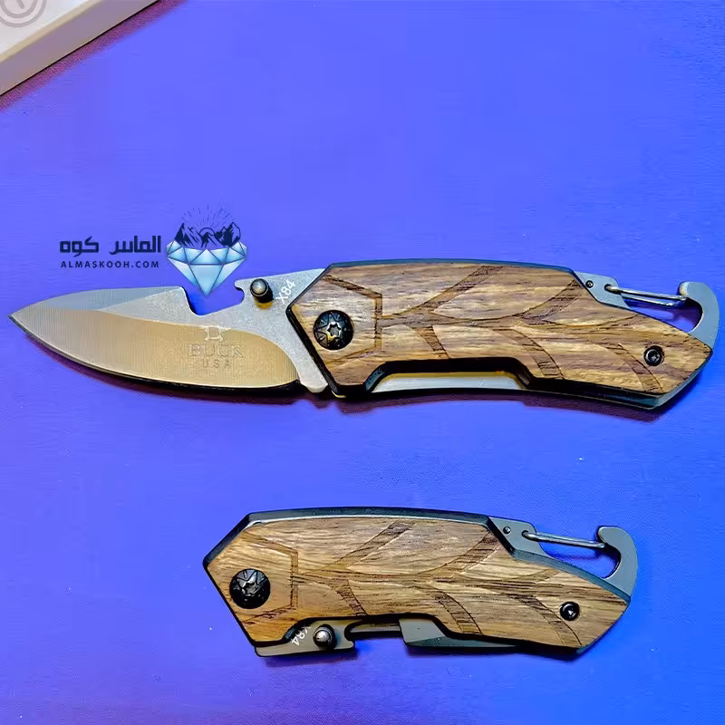 چاقو سفری باک اصل مدل سرخپوستی