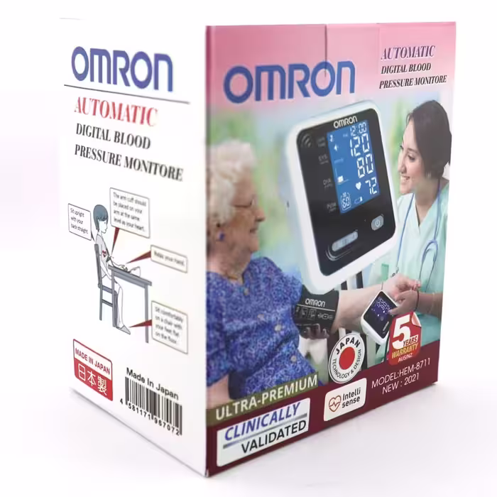 فشارسنج دیجیتالی بازویی امرن سخنگوی فارسی مدل HEM8711 NEW2021 Omron

