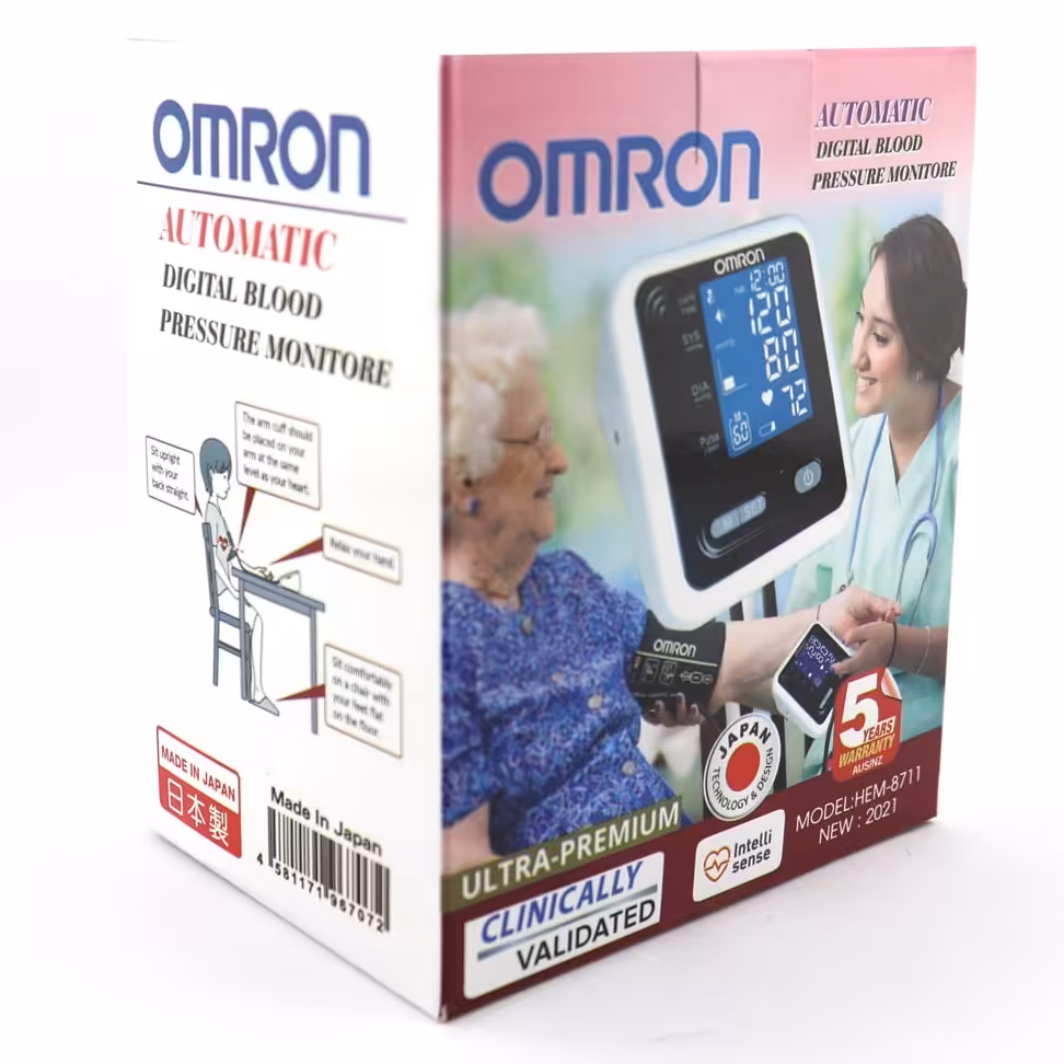 فشارسنج دیجیتالی بازویی امرن سخنگوی فارسی مدل HEM8711 NEW2021 Omron

