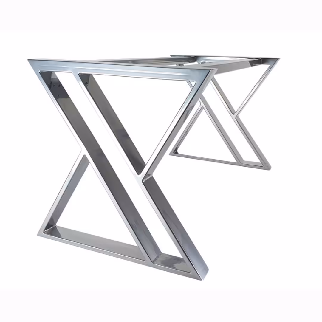 پایه فلزی میز ابعاد 120در70طرح ایکس دوبل-ارسال به سراسر کشور بصورت پس کرایه