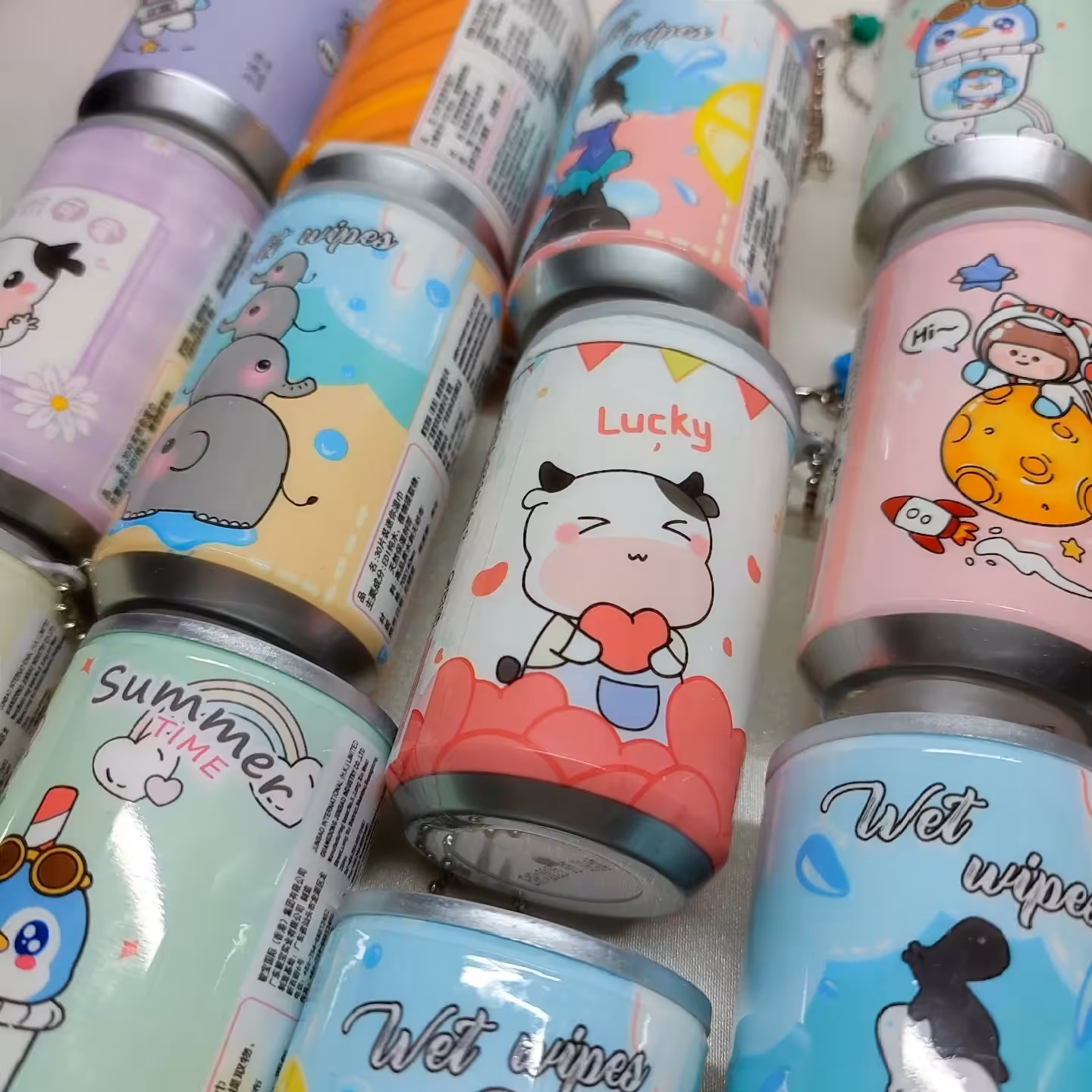 دستمال مرطوب فانتزی قوطی