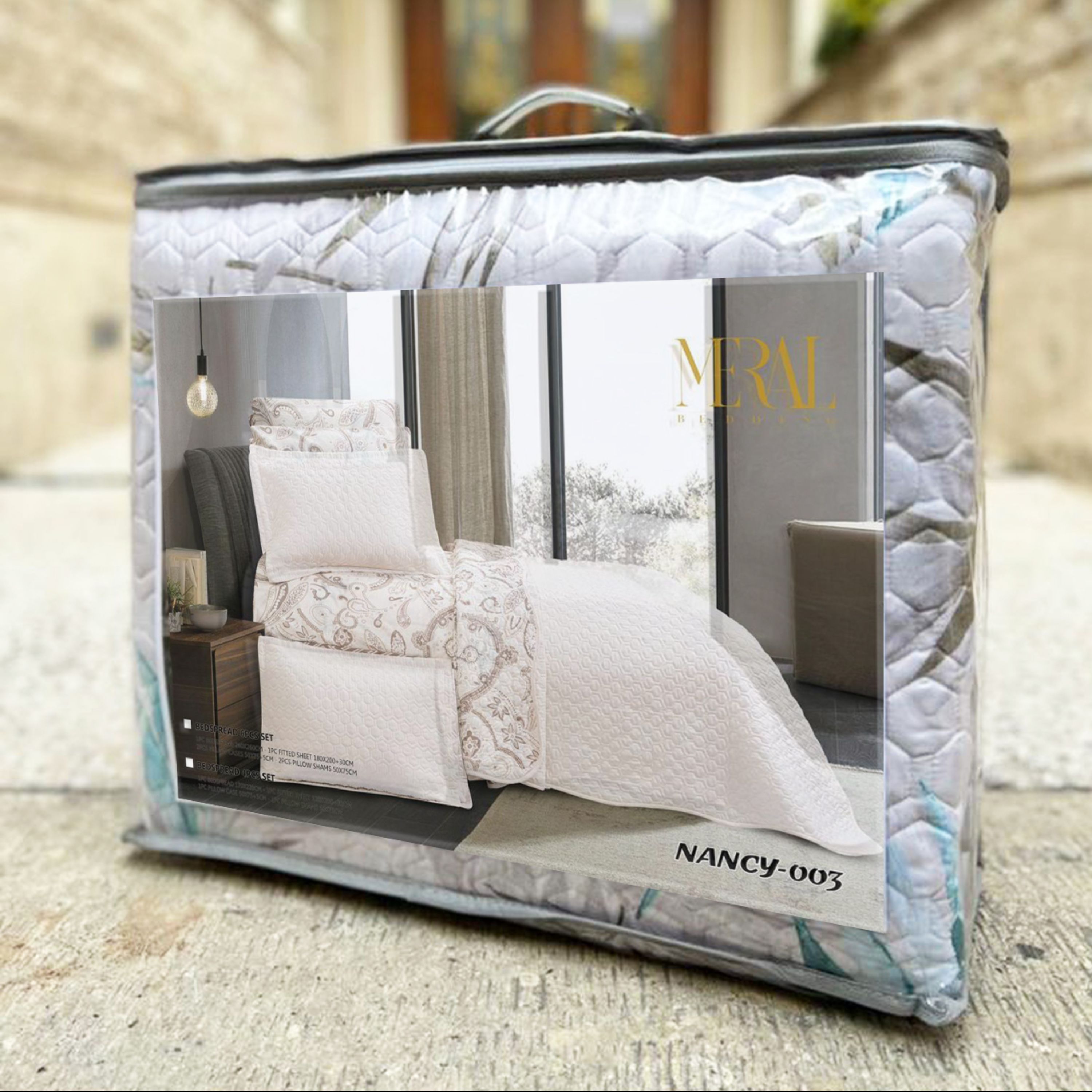 سرویس خواب مرال مدل نانسی 03 دو نفره 6 تکه