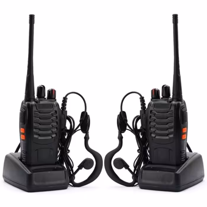 بیسیم واکی تاکی باوفنگ برد بالا مدل BF-888S با هندزفری (بسته دو عددی)