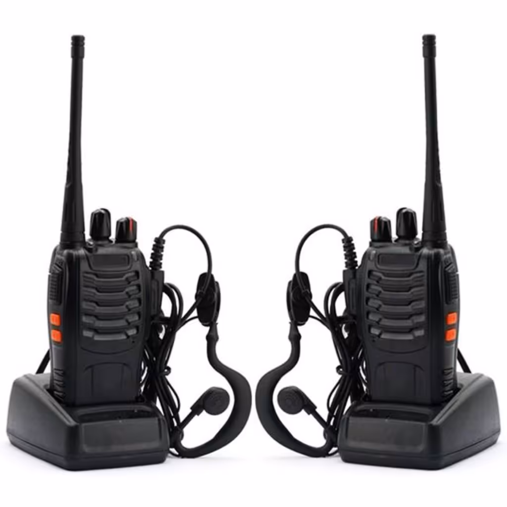 بیسیم واکی تاکی باوفنگ برد بالا مدل BF-888S با هندزفری (بسته دو عددی)