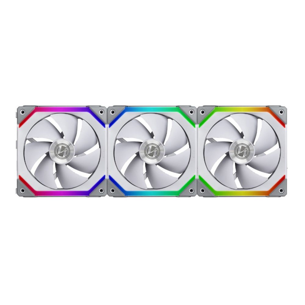 فن 3 تایی کیس گیمینگ لیان لی مدل UNI FAN SL120 RGB WHITE - پردیس پازار