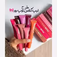 بالم لب لیپ اویل لیپ گلاس طرح رود rhode رژ مایع شیشه ای براق ویتامین لب ها فانتزی کیوت پینترستی رژ خیس کادو تولد هدیه