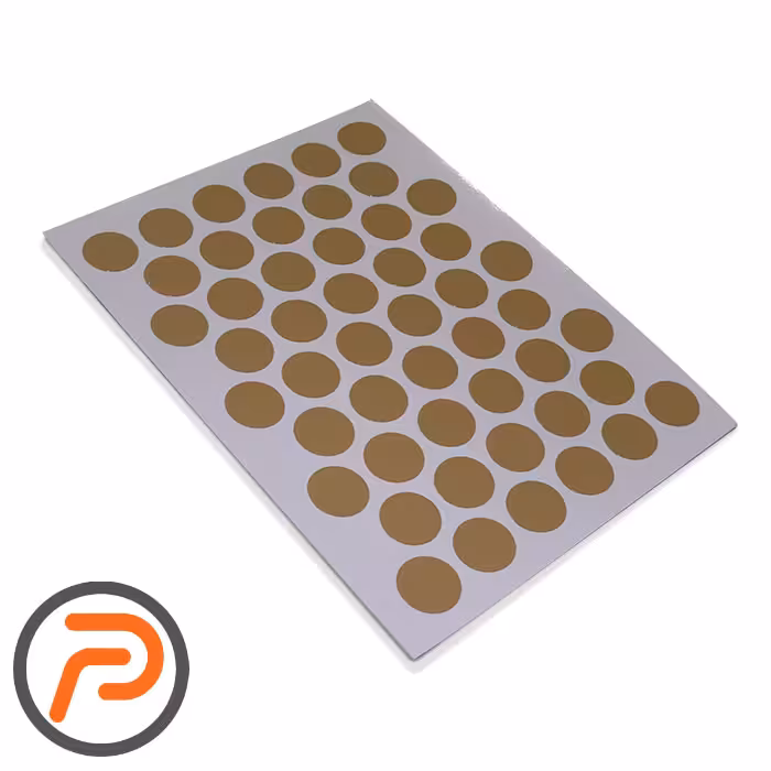 پولک چسبی پیچ کاپوچینو براق