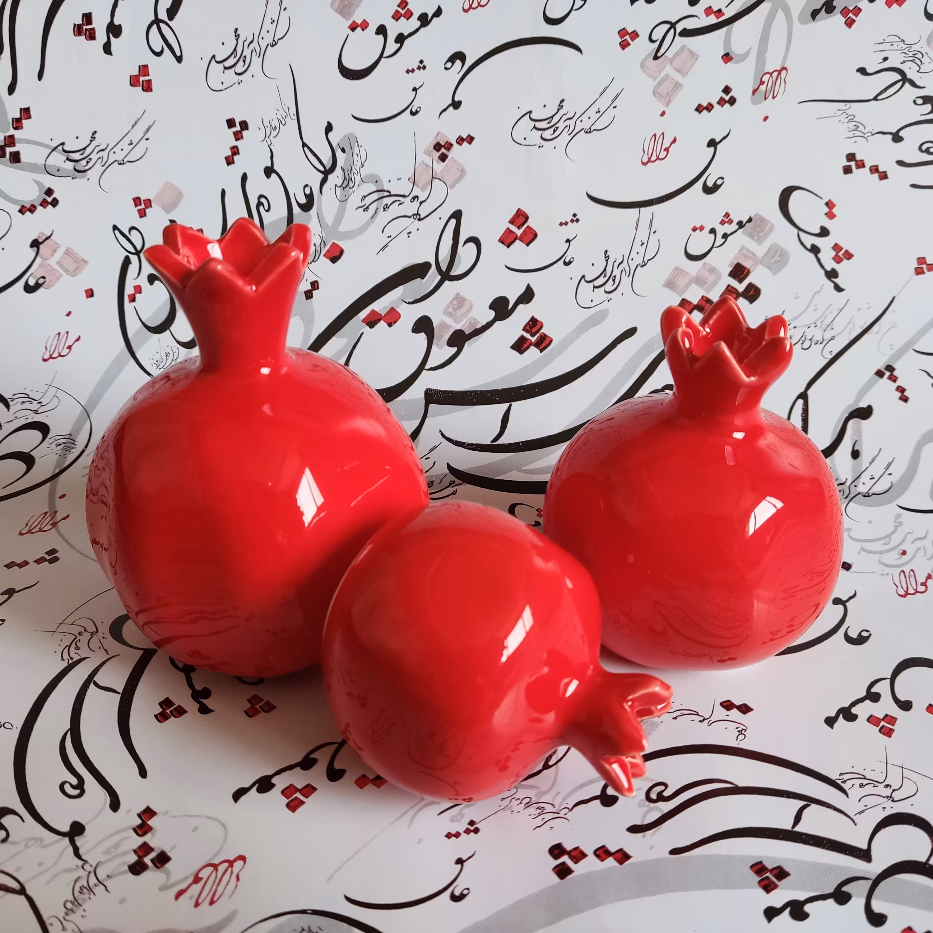 ست انار سرامیکی  3 عددی