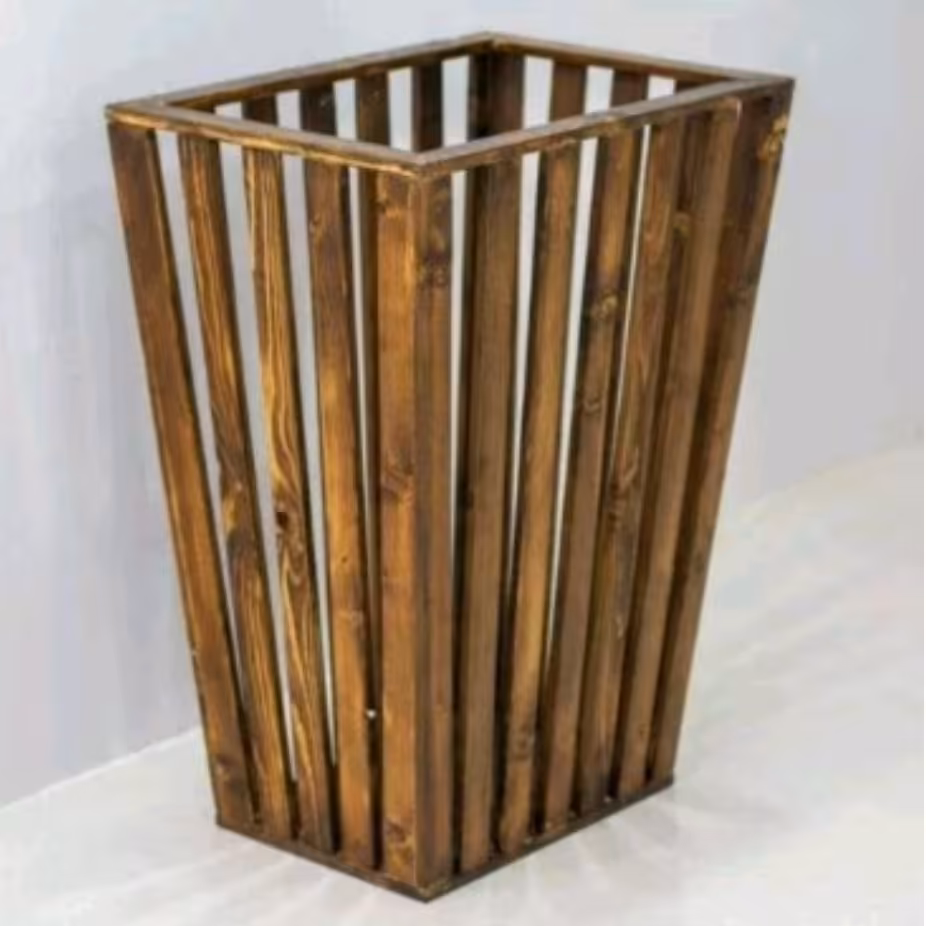 باکس لباس چوبی رنگ قهوه ای تیره چوب روس ضد آب پوشش سیلر کیلر 