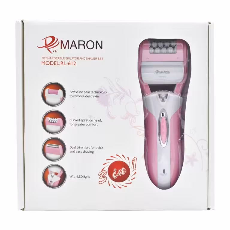 اپیلاتور 3 کاره پرومارون 24 ماه گارانتی ارسال رایگان