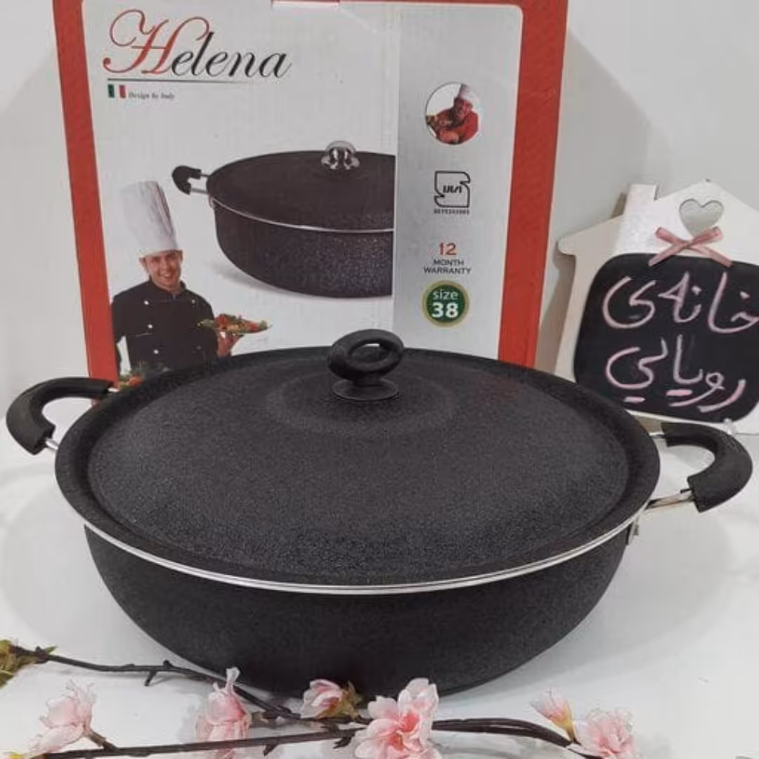 قابلمه یا تابه سایز52 مارک هلنافروش انحصاریقیمت کارخانه بدون واسطه ارسال به سراسر.قیمت برای یک عدد هست 