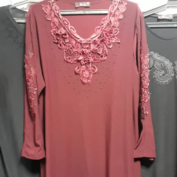 تونیک جودون یقه گیپور 5XL و 3