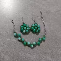 ست دستبند و گوشوار