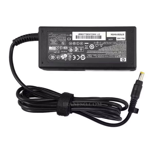 آداپتور لپ تاپ HP سر نرمال اورجینال