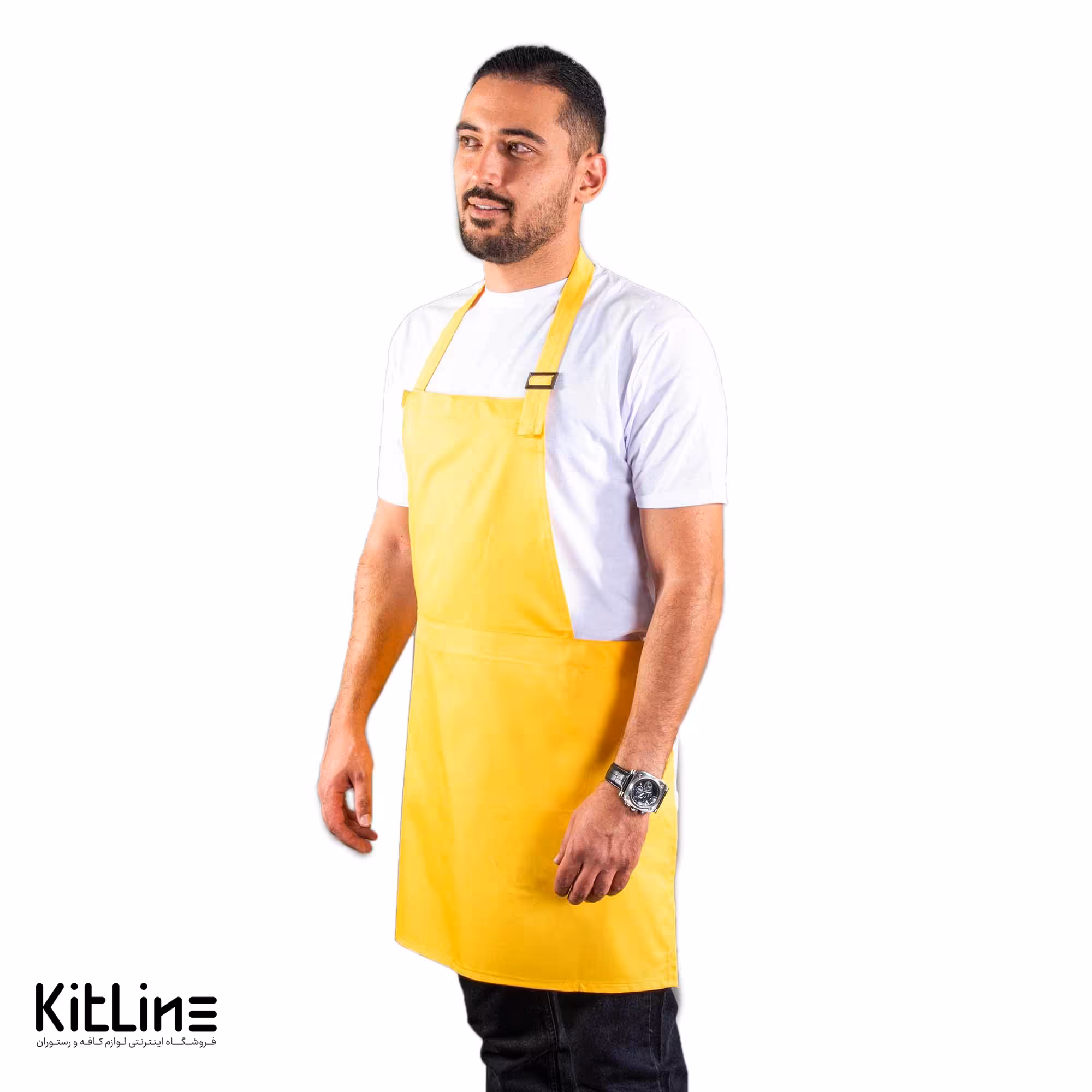 پیشبند ترگال کجراه زرد پوشاکو