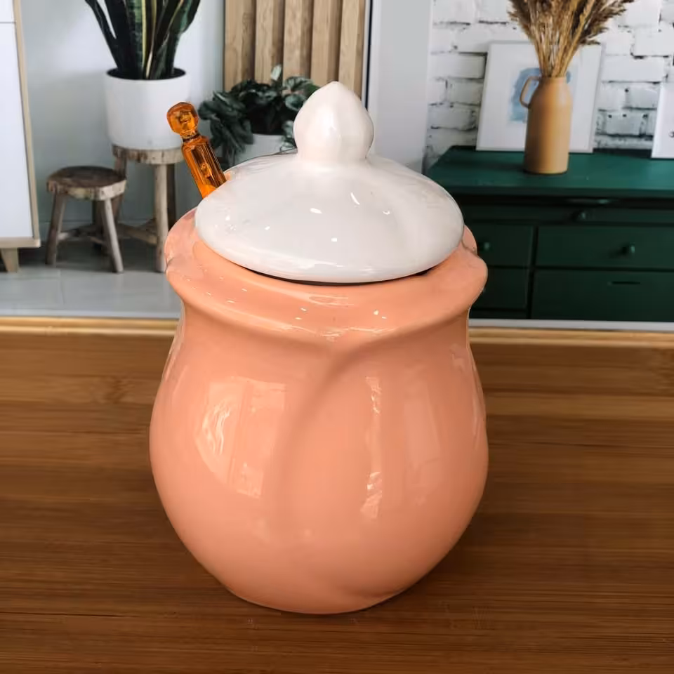 عسل خوری سرامیکی لاله 